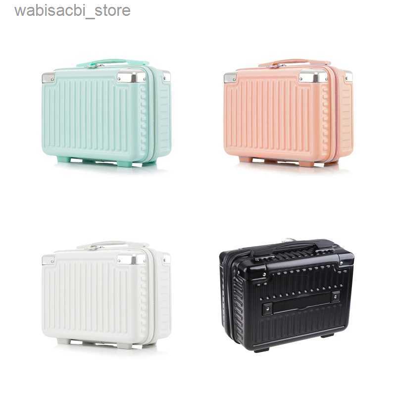 Cosmetic Bags 14inch Multifunctional Ladys Cosmetic Case Travel Hand Luggage Portable Carrying Makeup Bag Professional Suitcase L49