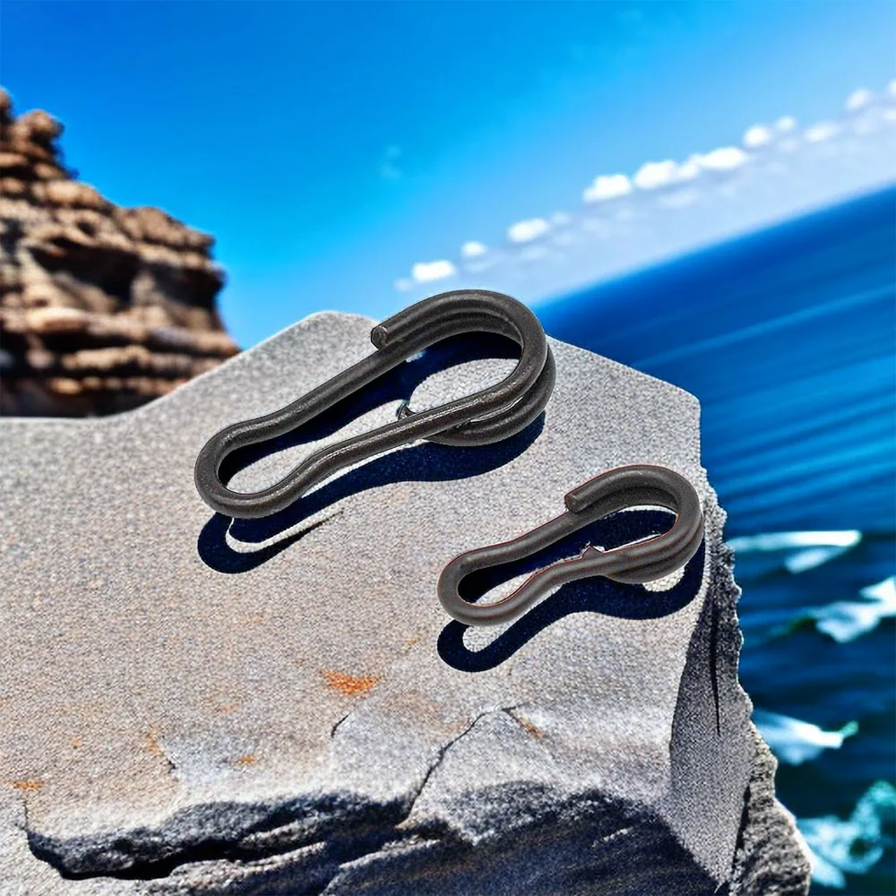 Swivel MNFT 20Pcs Fishing Snap Connector Quick Change ddmysmile Fish Hook Snaps Carp Terminal Fishing Accessories Smile