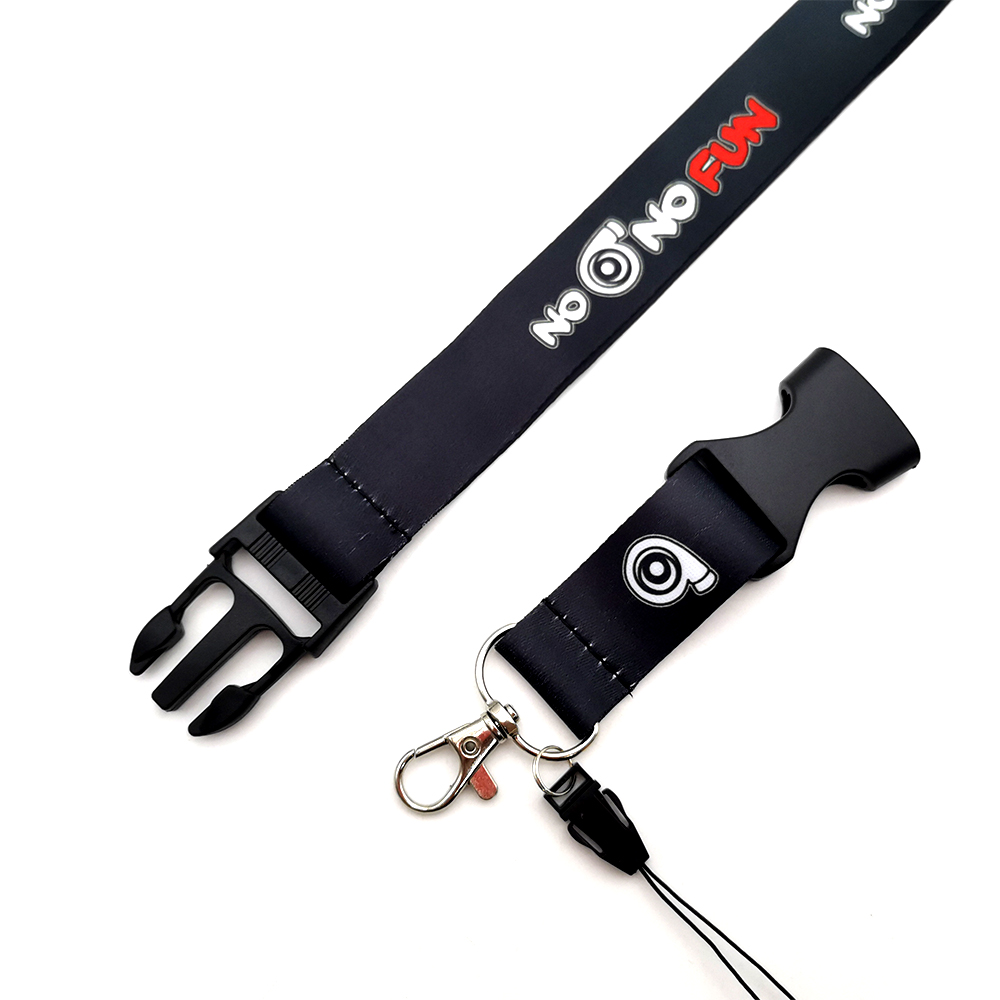 Newest JDM Lanyard Keychain Neck Strap Quick Release Key Chian 2 Sided Print for HKS Racing Style DriftKing Mugen Bride Spoon 6e3d1