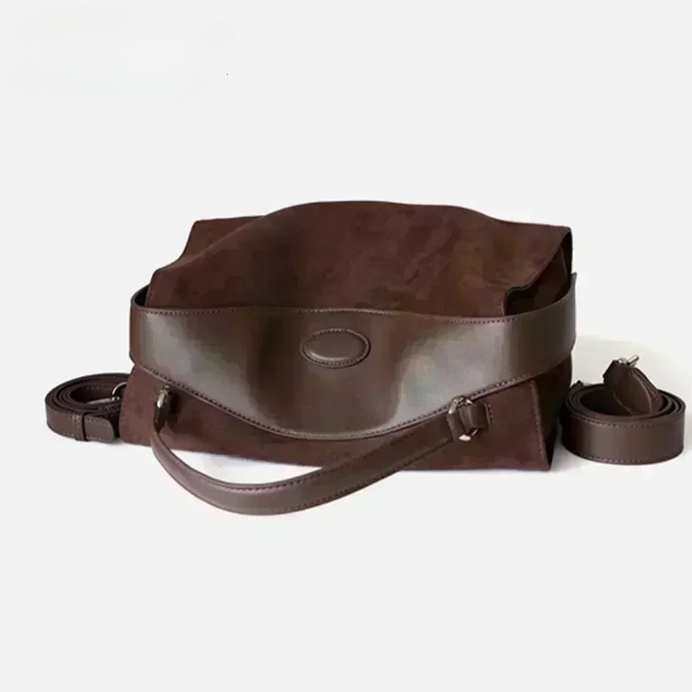 MS Leather Women Bags Crossbody Bag Soft Frosted Cowhide Boston Handbag Autumn New Daily Purses Casual Tote Genuine Leather
