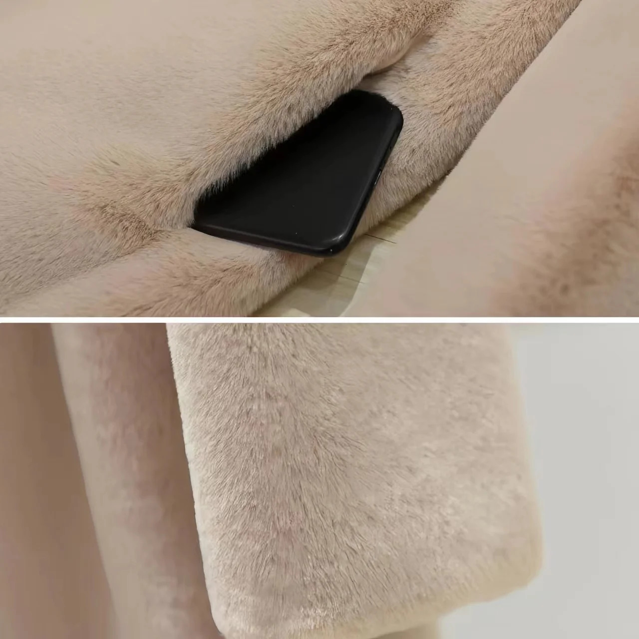 Winter Fashion High Quality Artificial Mink Coat Womens Long Coat Loose Thick Warm Teddy Jacket Top 241112