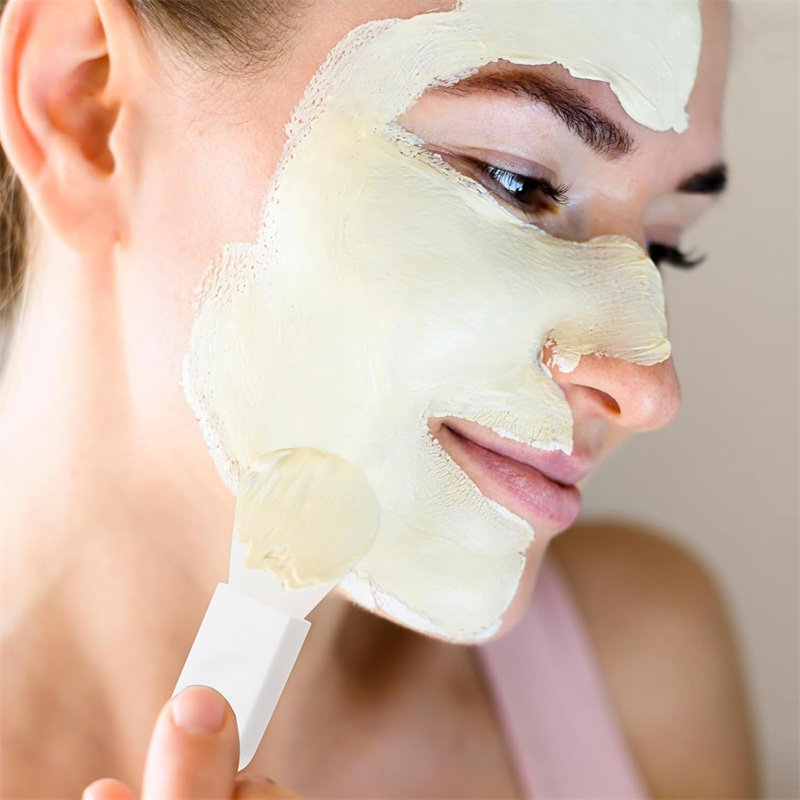 Mini Face Mask Applicator Brushes, Soft Silicone Makeup Spatula Skincare Applicator Portable Face Mask Brush for Mask Facial Mud Eye Mask Body Lotion