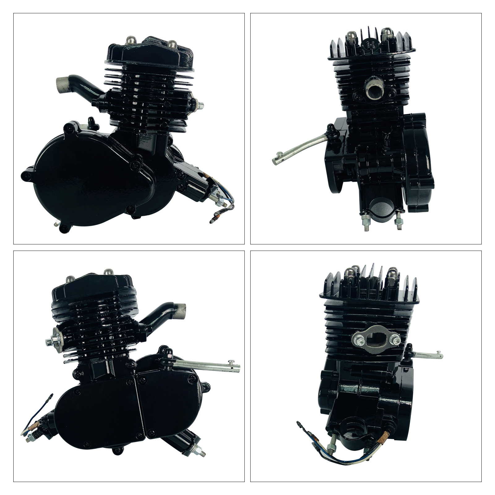 80CC 2 Stroke Mini 2 Hub Motor DIY Gas Engine Pullstart Carburettor Super Fuel-efficient for Bicycle Scooter