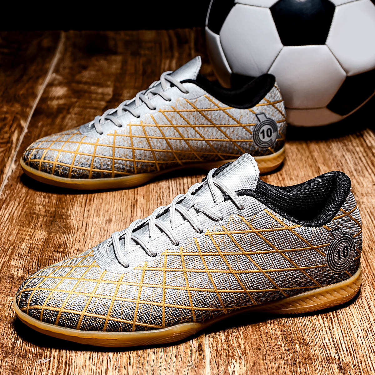 New Men Soccer Shoes Football Boots Futsal Hot-selling High-quality Training Shoes Comfortable Waterproof Match Futsal Indoor