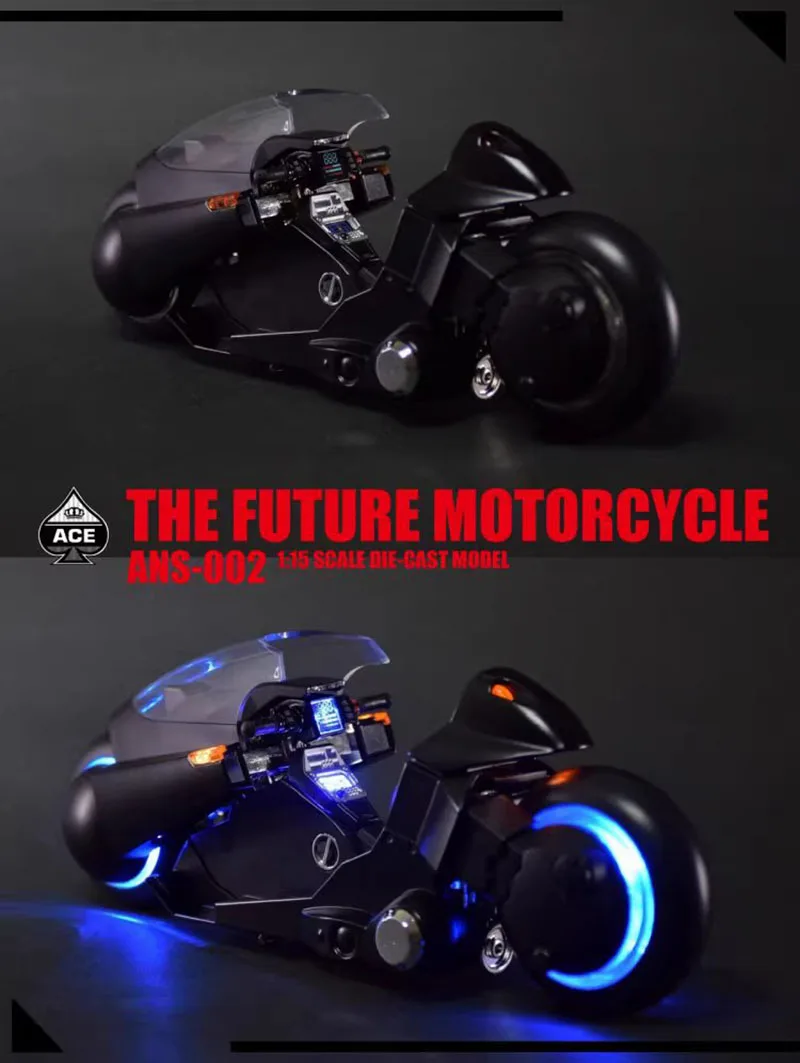 Two Versions ACE TOYZ ANS-001 1/15 Future Motorcycle Combat Vehicle Driver Male Soldier Jintian's Motorcycle Alloy Accessories
