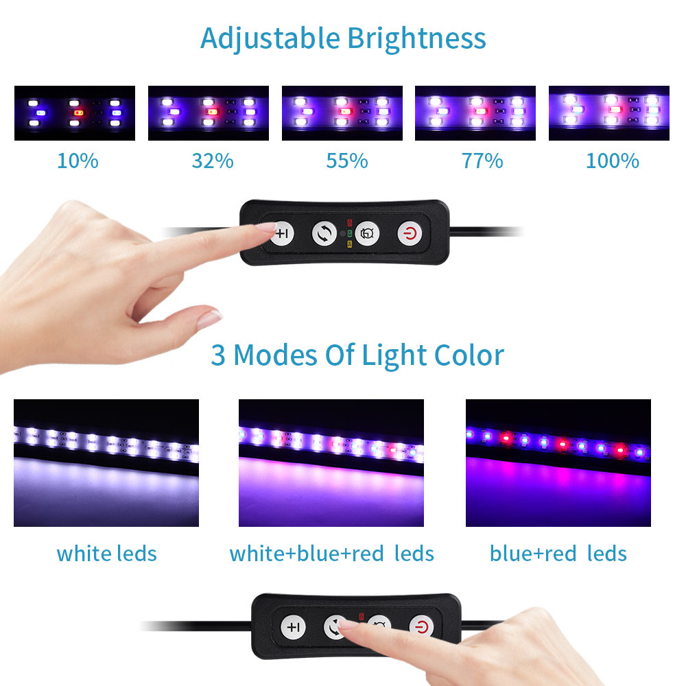 Fish Tank LED Multifunctional Lighting With Adjustable Brightness And Multiple Modes Timed Fish Tank Landscaping Light 220-240V