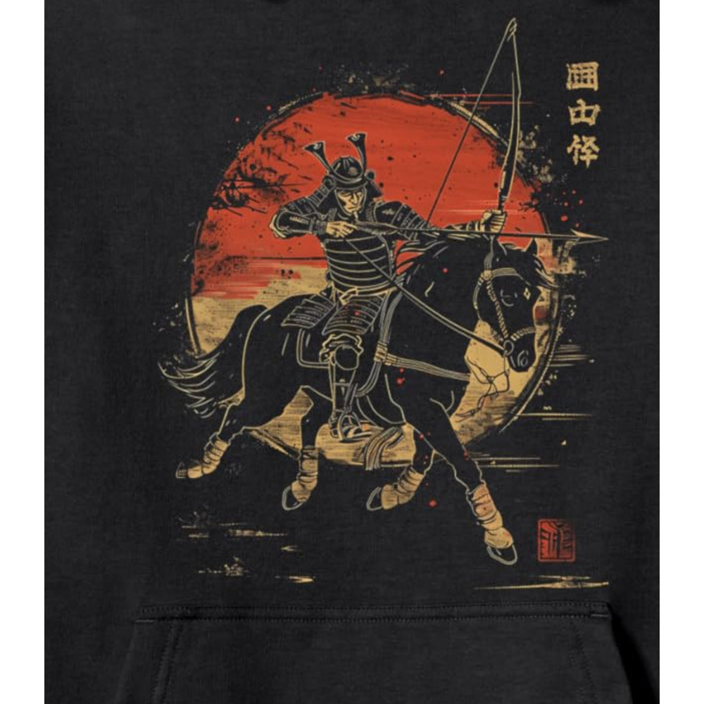 Hoodie for Mens Womens Samurai Warrior Horse Japan Anime Graphic History Lover Pullover Hoodie Graphic Hoodies sweatshirt