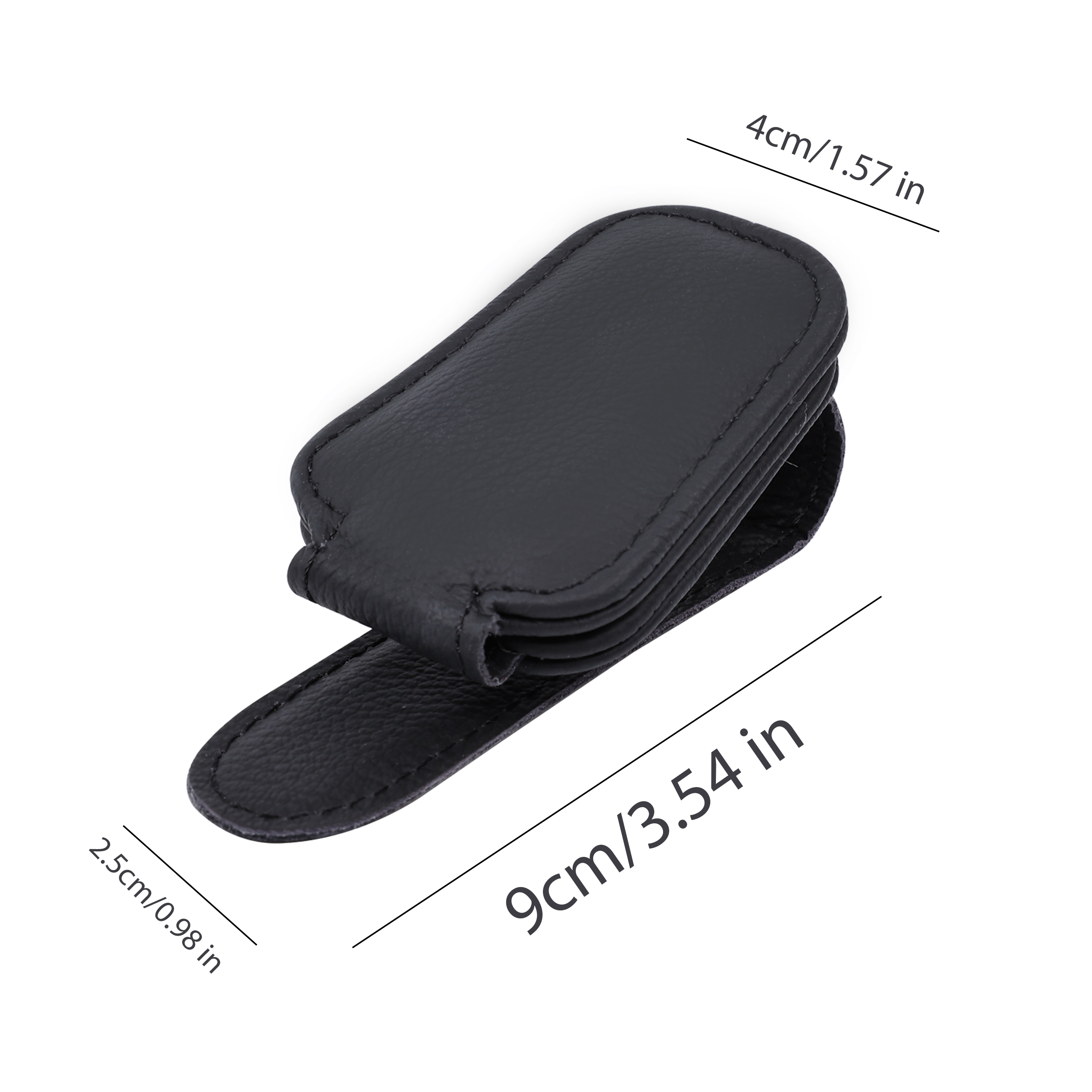 Magnetic Leather Glasses Holder for Car Sun Visor, Sunglasses Hanger Clip for Car SUV, Car Interrior Accessories d4ff5 5 2e15a
