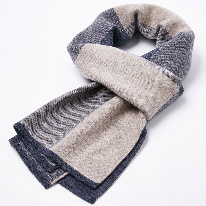 Classic Autumn & Winter Warm Plaid Men Cashmere Scarf Scarves High Quality Real Wool Soft Striped Long Scarf c4218 5 2988c