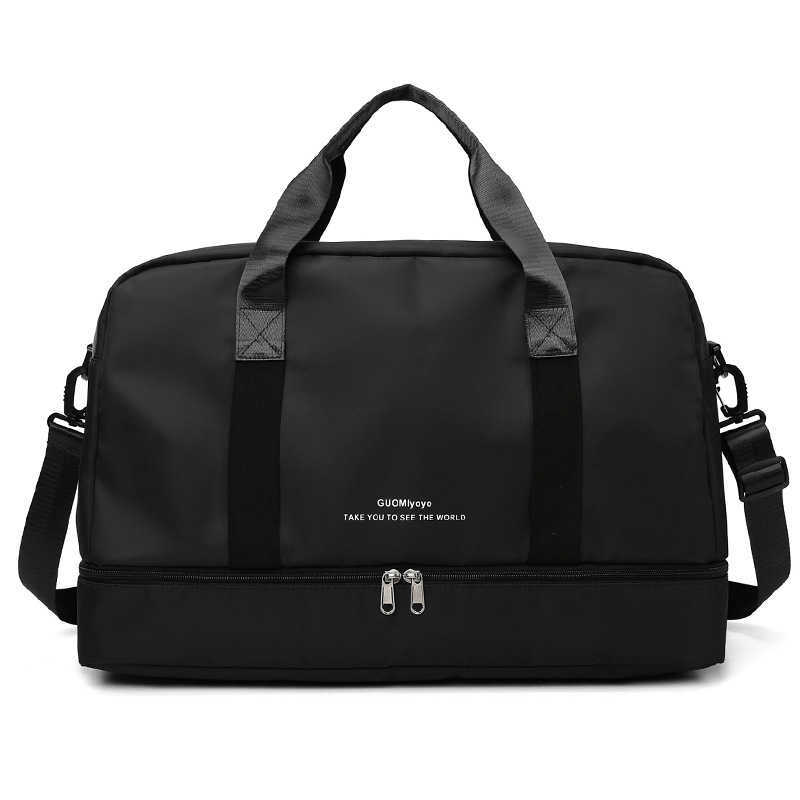 Fashion Sports Yoga Fitness Bag Dry Wet Separation Large Capacity Travel Bag Short Distance Business Trip Boarding Hand Luggage Bag