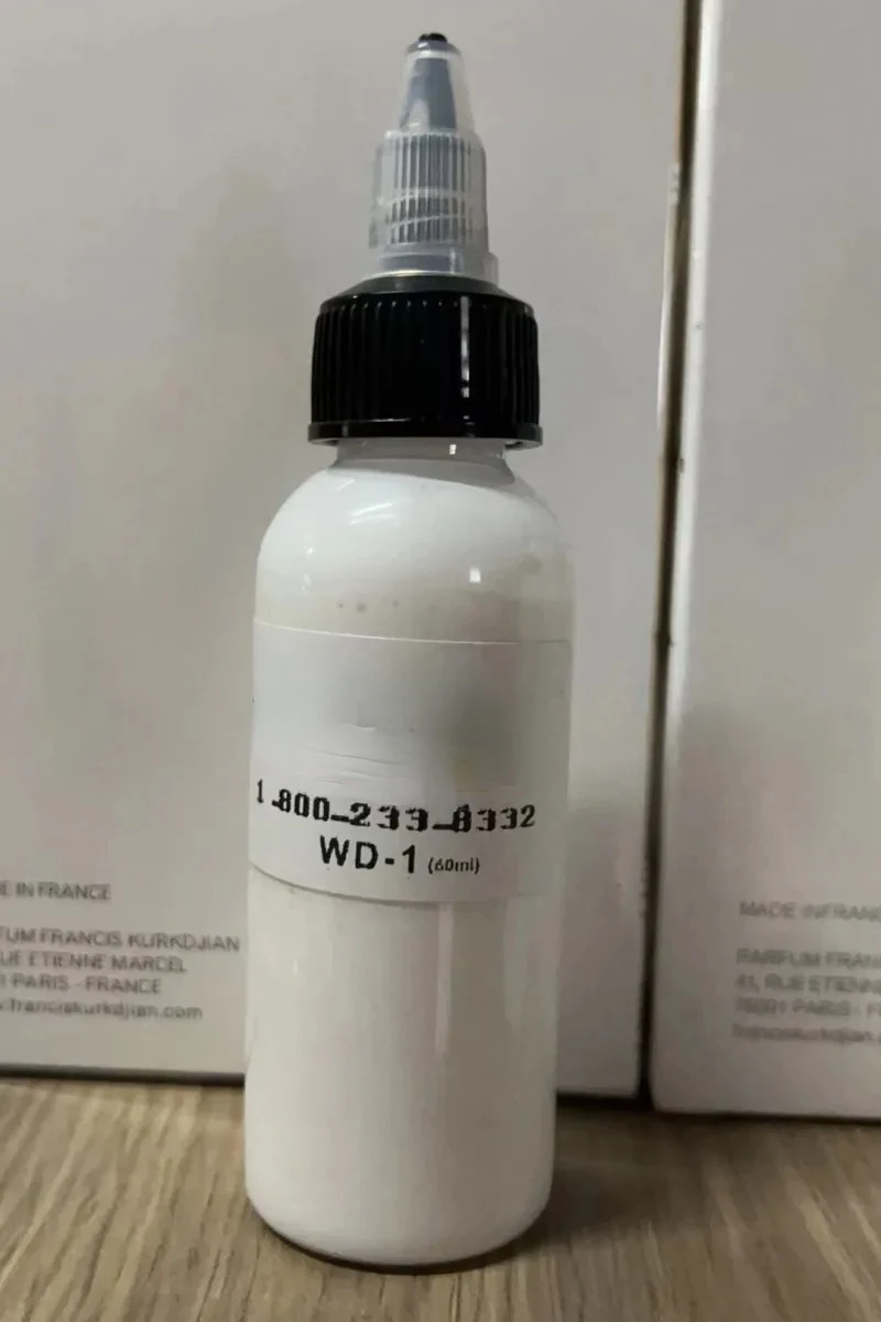 30ML 60ML 120ML Natural Plant Professinal Tattoo Ink White Color Semi Permanent Makeup Pigment Paints Bottles Body Art Tool