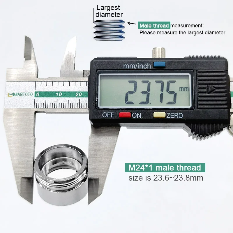 WASOURLF G1/2 M22 Female Thread Transfer M24 Male Connector Filter Adapter Bathroom Hose Faucet Parts Fittings Accessories Brass