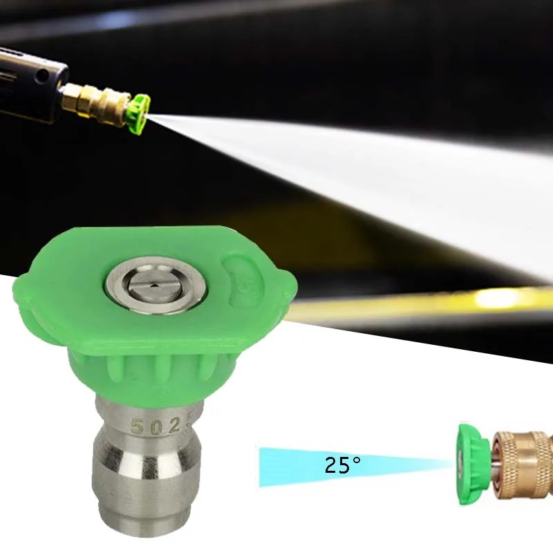 Car High Pressure Gun Cleaner Soap Foam Sprayer Nozzles Quick ReleaseTip Fitting 0 15 25 40 Degree Water Jet Washing Tools