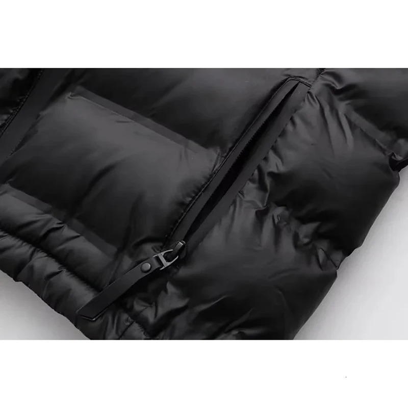 SIYANG 2024 High quality fashionable autumn and winter womens black patchwork cotton jacket thin short 241108