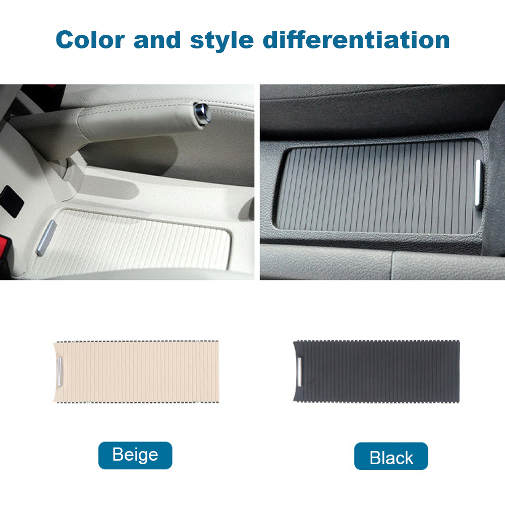 Control Storage Case 5KD83253182V Center Armrest Box Cover Plate Shutters Cup Holder for VW Golf 6 2009-2014