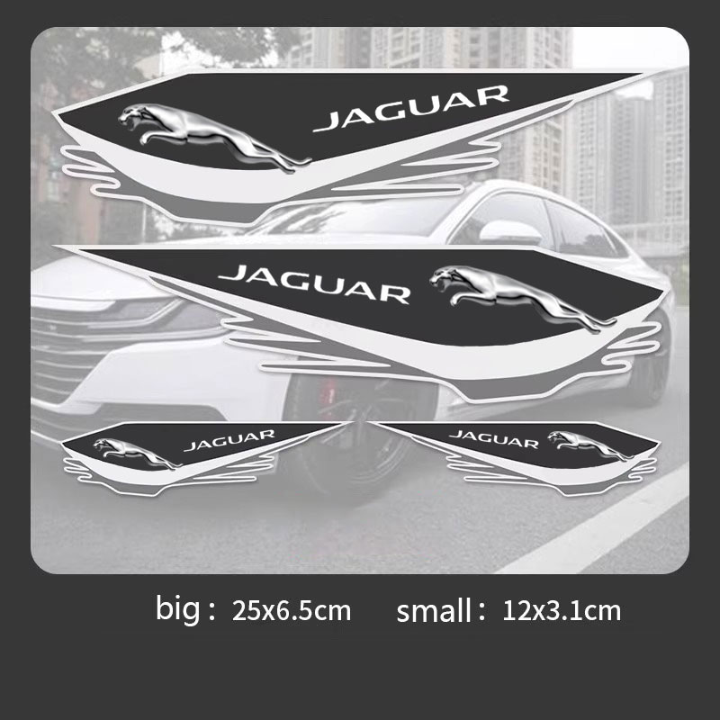 For Jaguar series XE XF XJL EPACE F PACE F-TYPE Car cover scratches, waterproof and sunscreen front bumper stickers