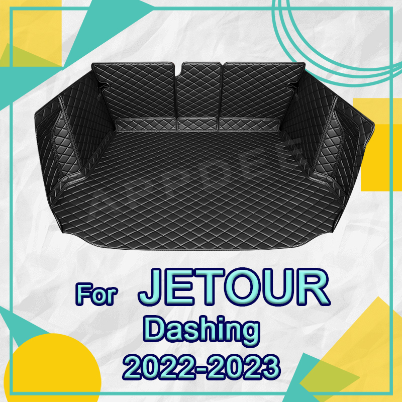Auto Full Coverage Trunk Mat For Jetour Dashing 2022-2023 Anti-Dirty Car Boot Cover Pad Interior Protector Accessories fb458