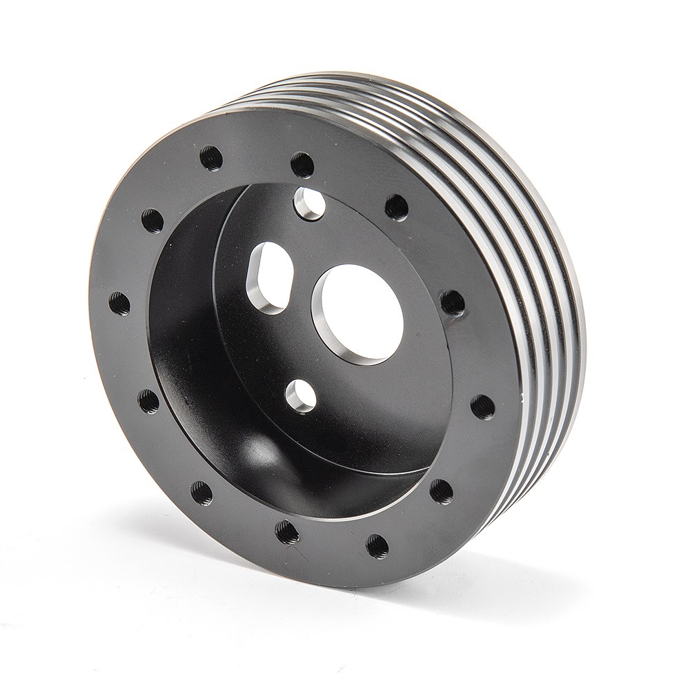 Universal Auto High-quality Aluminium Alloy Steering Wheel Kit Pad 6 To fit 3 Hole Fixed Type Heightening