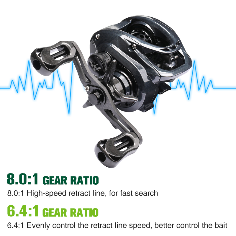 TSURINOYA ELF GENIUS 50 Bait Finesse Baitcasting 135g Ultra Magnetic Brake Fishing Reel For ing Light Game Wheel