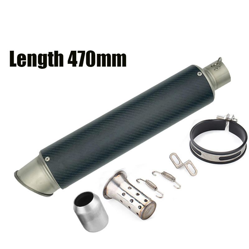DUPANQ Inlet 51mm Motorcycle Exhaust Pipe Muffler Motocross Escape Moto Universal de0a3