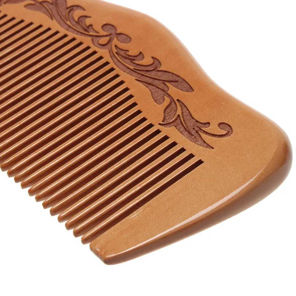 Home>Products>Natural Peach Wood Combs>Narrow Toothed Wood Combs>Non Static Comb Head Massage and Hair Care Tools W241112
