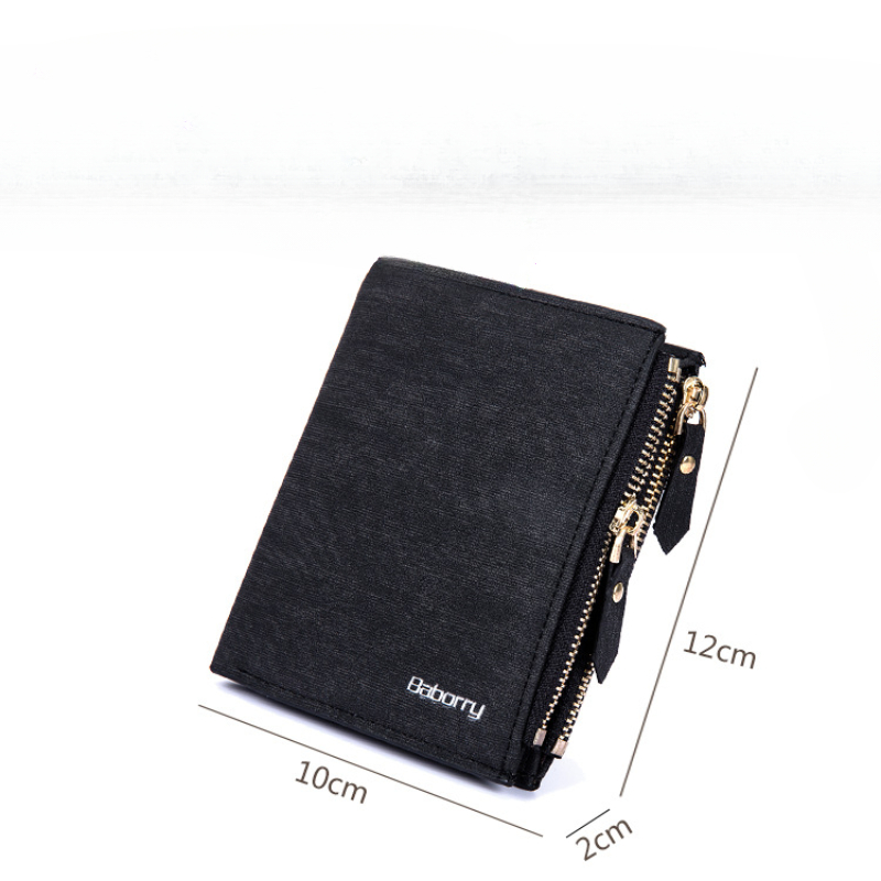 Theft Protec Coin Bag Zipper Men Wallets Famous Brand Mens Wallet Male Money Purses Wallets New Design Top Men Wallet