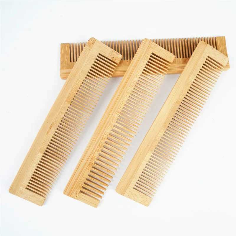 High quality natural peach wood hair comb anti-static handmade fine tooth comb massage hair comb hair styling hair care tool W241112