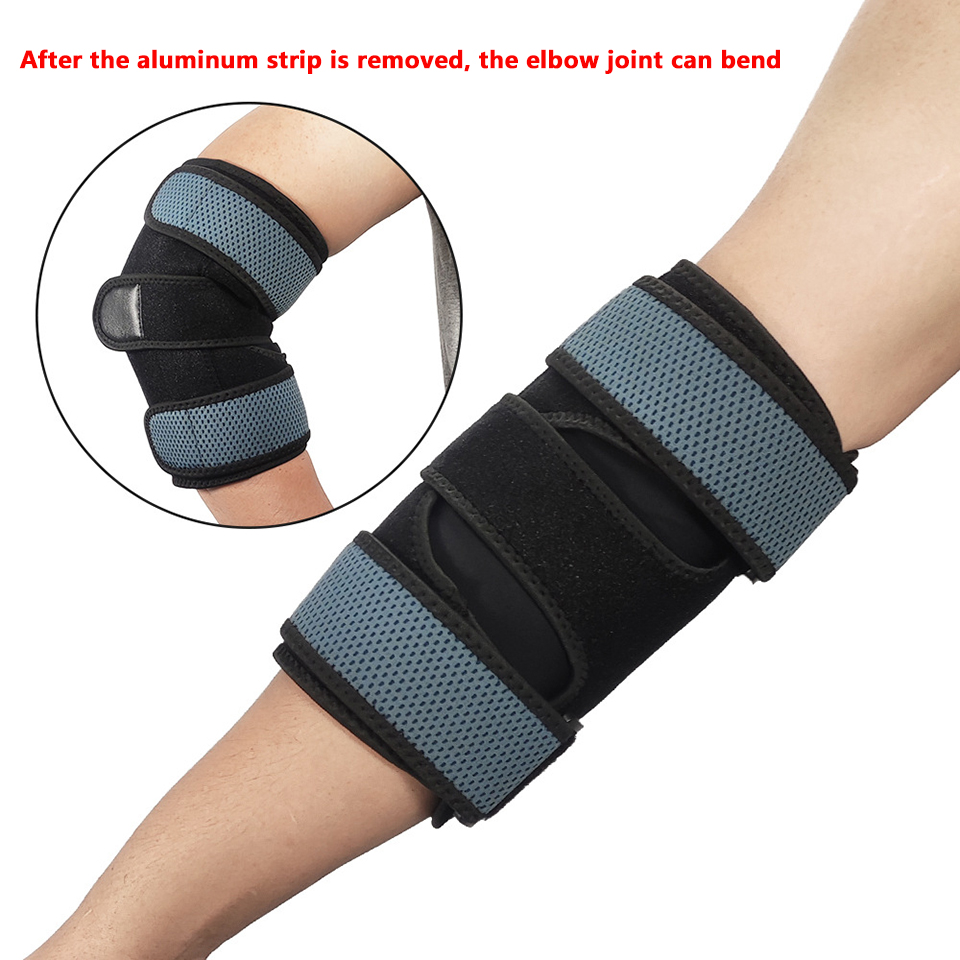 1Pcs Elbow new Brace Night Elbow Sleep Support Stabilizer 2025 With 2 Removable Metal Splints For Cubital Tunnel Syndrome Tendonitis