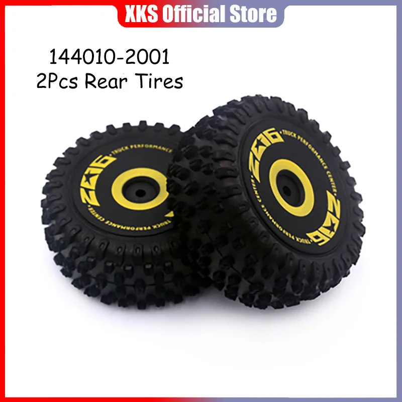 2/4pcs Front Rear Tyre Replacement Anti Slip Rubber Crawler Wheel Tires RC Car Parts Accessories for Wltoys 124019 124016 124017