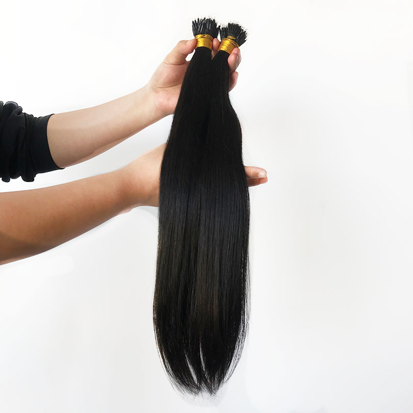 Straight Natural Nano Ring Human Hair Extensions 100 Strands Per Pack 8-30inch Brazilian Remy Hairs For Women dcaec 5 52a47