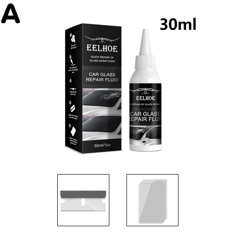 Windshield Kit Crack Chip Glass Repair Set DIY Glue Tool Quick Fix For Chips Cracks Car Accessories