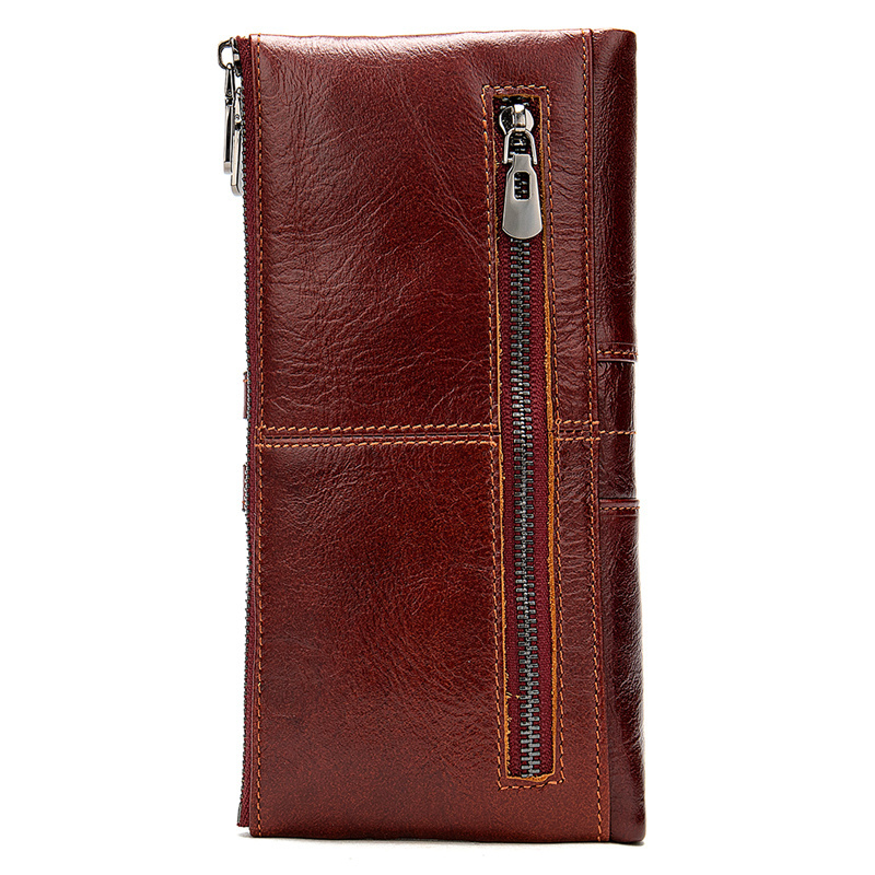 Newsbirds Leather Women's Wallet Genuine Female Clutch Long Womens s and Purses Cash Money Bag Coin Purse 884d3
