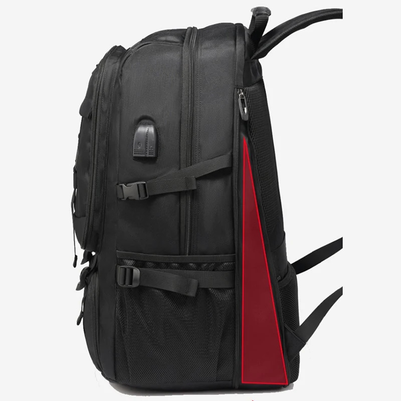50L 80L Large Travel Backpack Mens Independent Shoes Company Business Bag Outdoor Sports Waterproof Mens Black Storage Backpack 241112