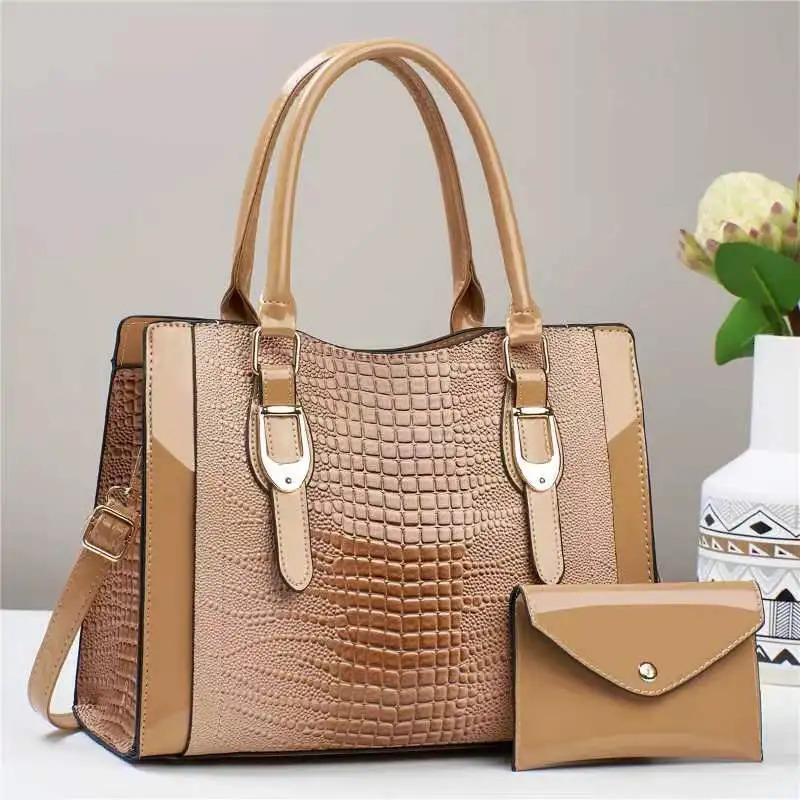 ed Leather Ladies Handbag Purse Women Casual Crossbody Shoulder Messenger Bags y Tote Boston Sac 241111