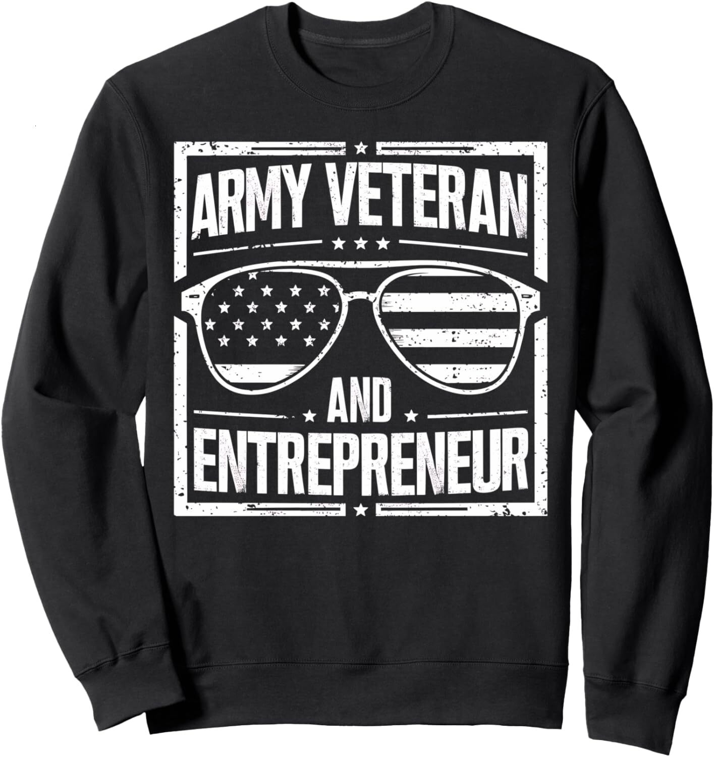 Long Sleeve Shirts for Men sweatshirt Army Veteran Entrepreneur Sunglasses Design Sweatshirt T shirt Tee Streetwear Casual tops clothes