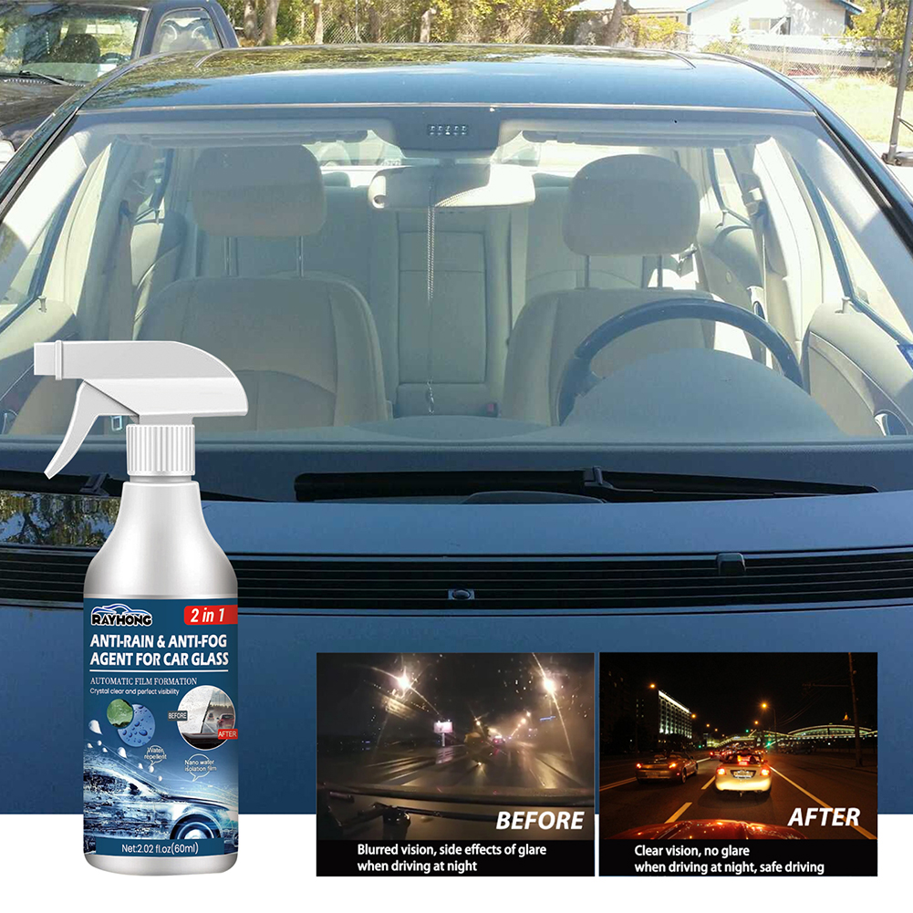 Anti Fog Rain Repellent Spray For Car Glass Car Windshield Rearview Mirror Rainproof Antifog Coating Agent Long Lasting Spray