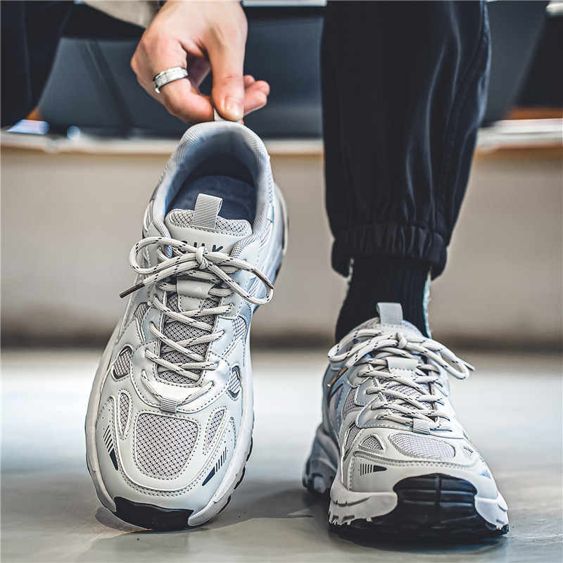 2024 Men's Mesh Breathable Running Sneakers Anti-slip, Versatile Sports Shoes | Black/Grey/Beige