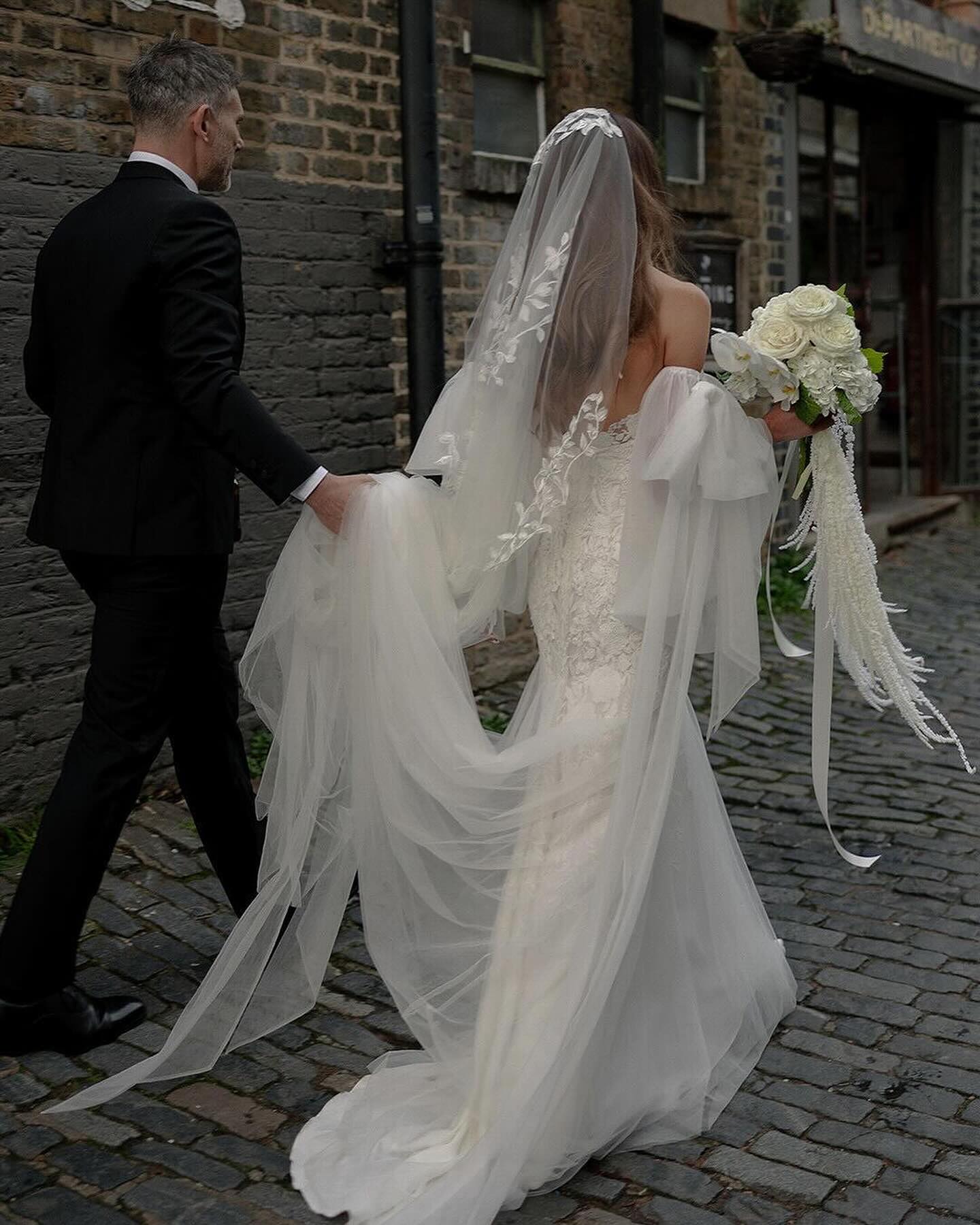 Boho Lace Mermaid Wedding Dress For Sweetheart Sleeves Country Wedding Dresses Bridal Gowns Backless Tulle Designer Bride Dress 0616