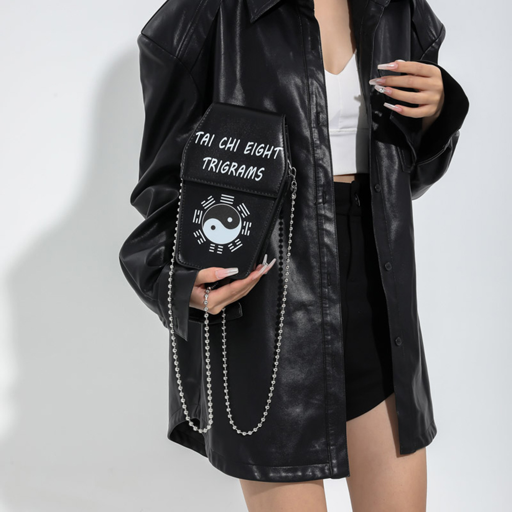 Gothic Coffin Shape Shoulder Bag for Women Halloween PU Leather Crossbody Bag Funny Halloween Phone Bag Make Up Cosmetic Bag New