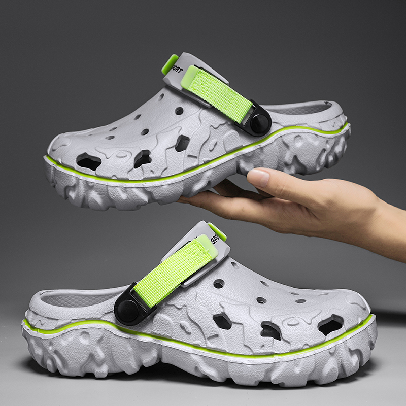 Men Slippers Summer New EVA Soft-soled Platform Slides Sandals Indoor Outdoor Walking Beach Shoes Flip Flops Mens Shoes Big Size