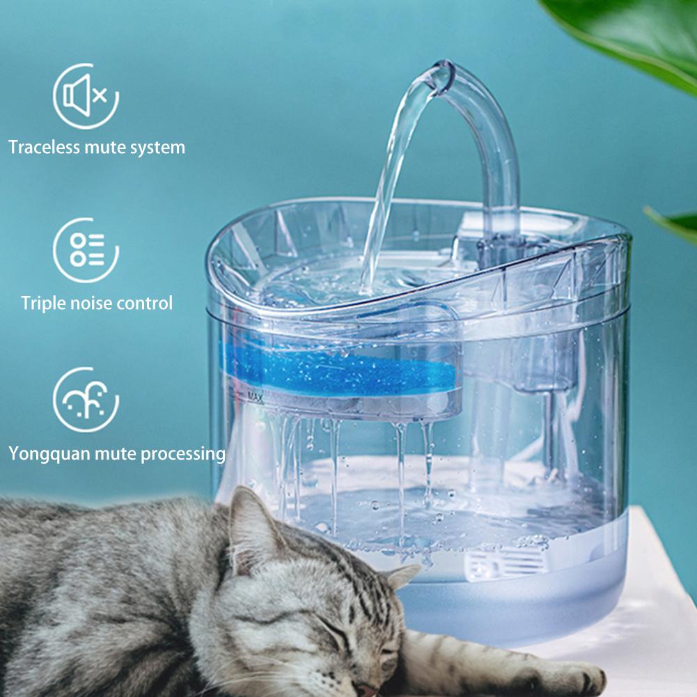 Cat Water Fountain Replacement Filter Upgrade Cat Fountain Filter Water Pump Cleaning Tool Activated Carbon Filter for Cats Dogs