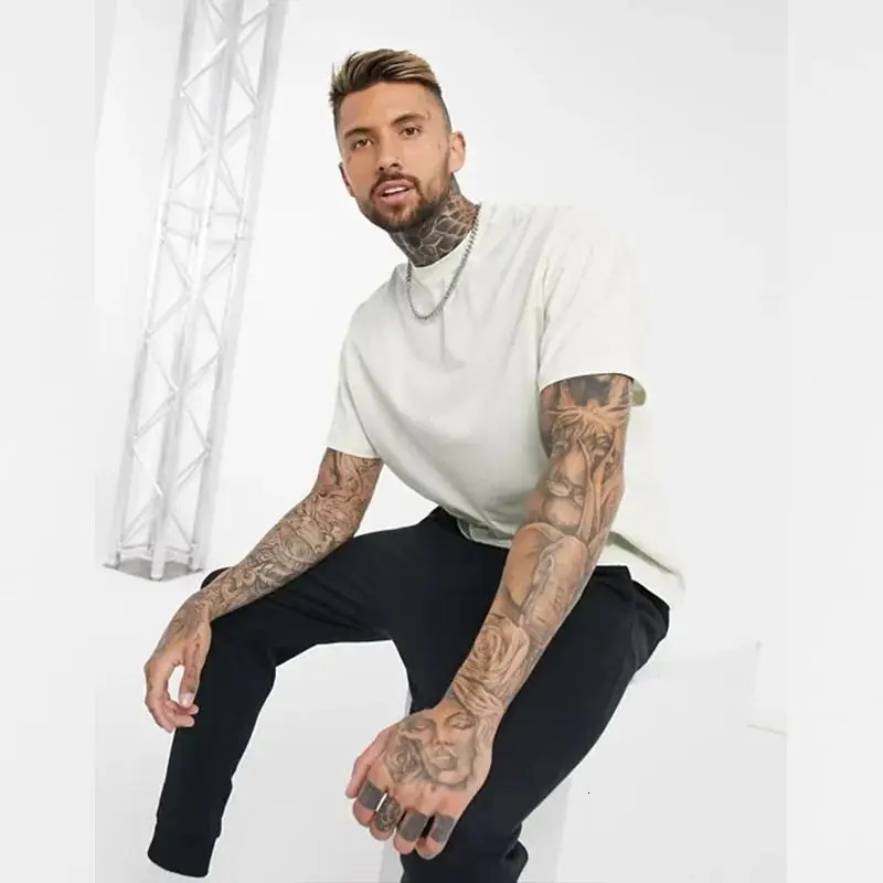 Customized Printed Leisure T Shirt Tee DIY Your Own Like Po Or White T-shirt Fashion Custom Mens Tops Tshirt 241111