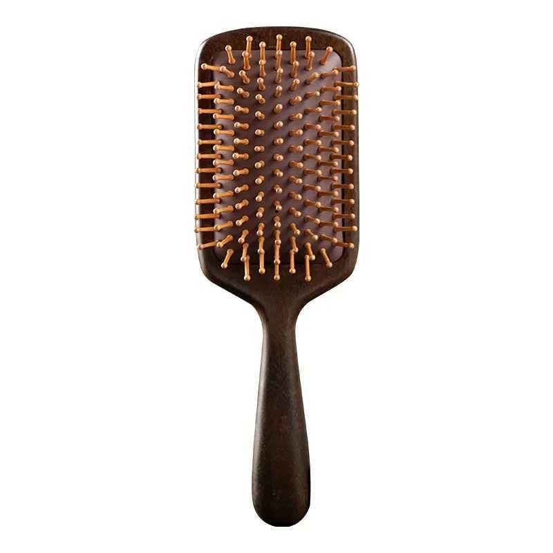 Sandalwood air cushion hair brush air bag massage comb used for long curled household use with a smooth head meridian W241112
