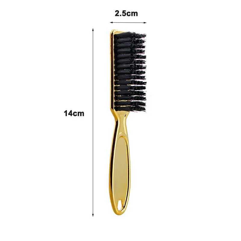 Plastic handle for hair removal soft hair cleaning hair clipper neck dust collector hair removal comb hair styling tool golden comb W241112