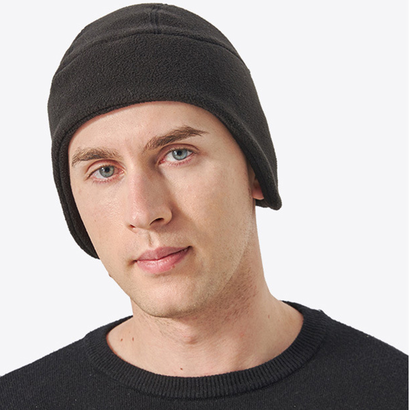 Winter Polar Fleece Skull Caps Windproof Thermal Cycling Helmet Liner Outdoor Sport Hat MTB Bicycle Raiding Motorcycle Headwear