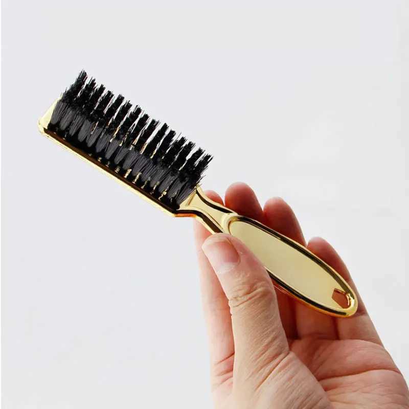 Plastic handle for hair removal soft hair cleaning hair clipper neck dust collector hair removal comb hair styling tool golden comb W241112