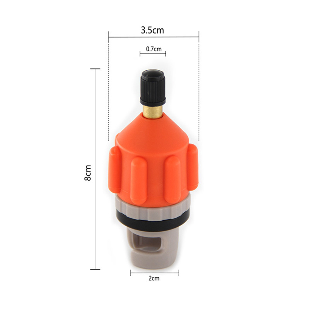 2x Rowing Vae Air Boat Kayak Iatable Pump Adapter for Surfing Paddle Board smile