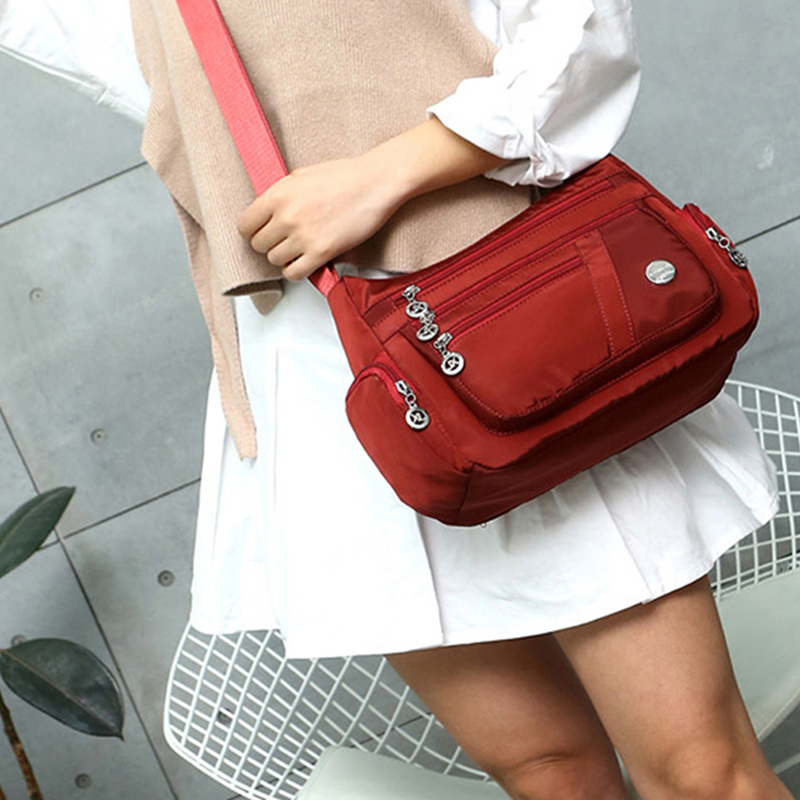 Multi-layer Casual Shoulder Bag Luxury Handbags Beach Casual Tote Designer Nylon Messenger Bags Female Purse Crossbody Bags
