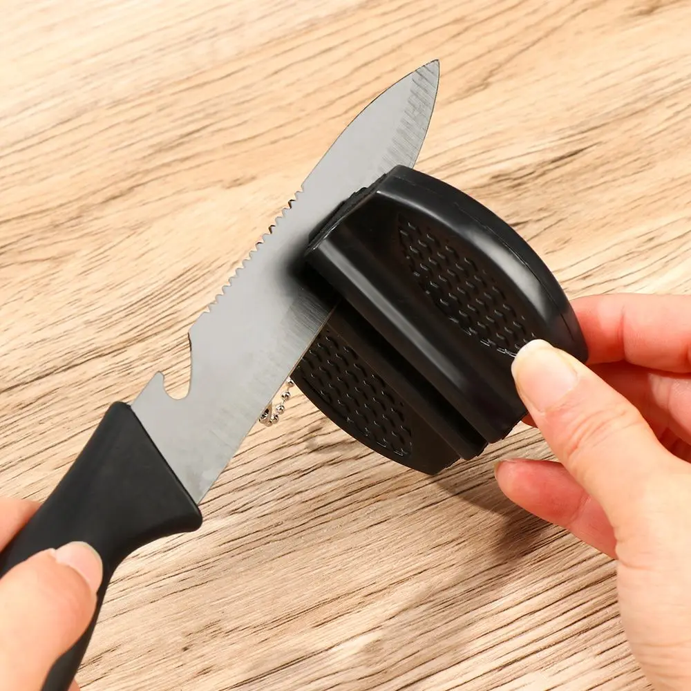 Knife Sharpener Carbide Knife Whetstone Pocket Ceramic Scissor Gears Fish Hook Sharpen Outdoor Multi Tools Knives Accessories