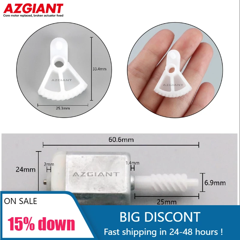 1020512 901824 Fuel Filler Cap Actuator Repair Motor Gear for Hyundai Genesis Coupe, Kia Stinger GT1 3.3L